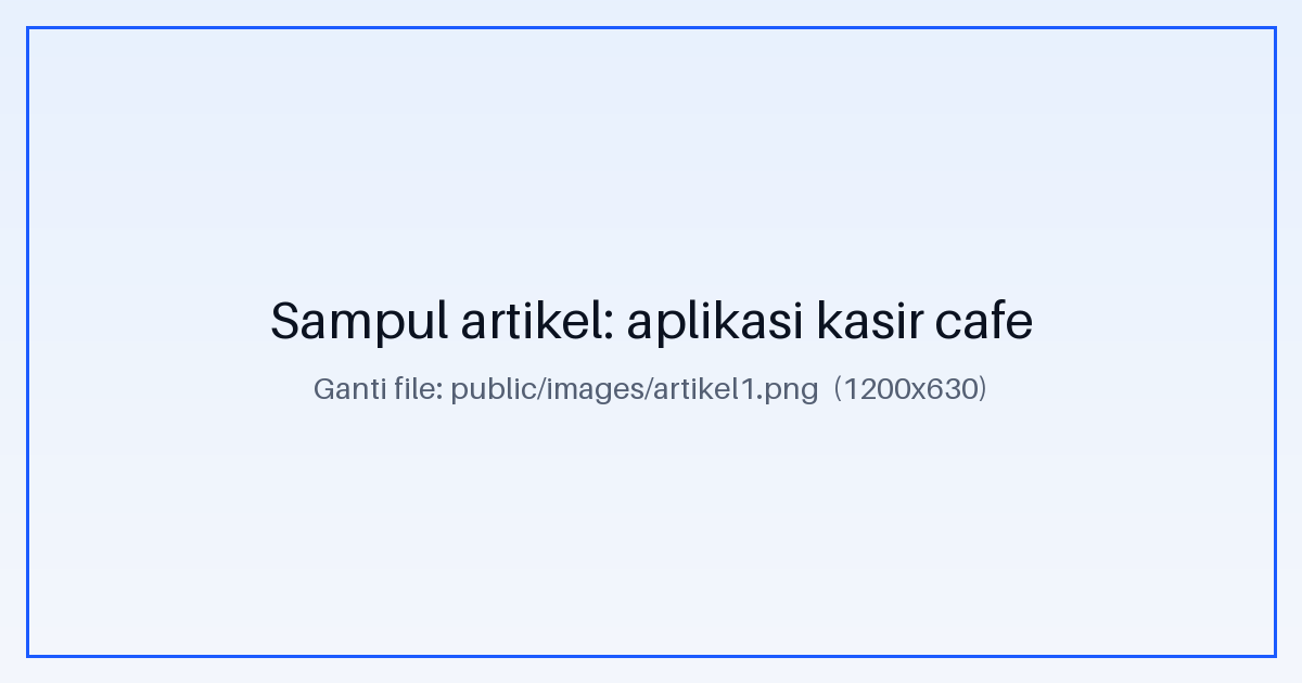 Kasir cafe melayani pelanggan memakai aplikasi kasir di tablet